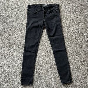 American Eagle Black Jegging Super Stretch 6 Regular